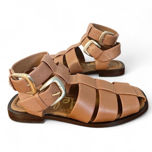 Sam Edelman Dawn Leather Sandals - Picture 1 of 5